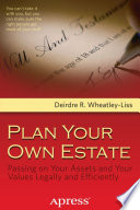 Plan Your Own Estate Book