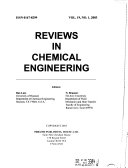 Reviews in Chemical Engineering