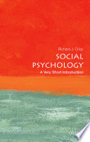 Social Psychology  A Very Short Introduction