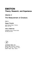 The Measurement of Emotions