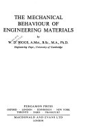 The Mechanical Behaviour of Engineering Materials
