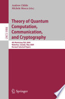 Theory of Quantum Computation  Communication and Cryptography