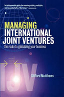 Managing International Joint Ventures