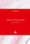 Solubility of Polysaccharides Book