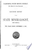 Report of the State Mineralogist