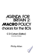 Agenda for Britain PDF Book By C. D. Cohen