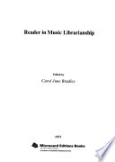 Reader in Music Librarianship