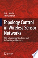 Topology Control in Wireless Sensor Networks Book
