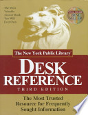 The New York Public Library Desk Reference