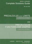 Precalculus With Limits And Precalculus Functions And Graphs