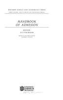 Handbook of Adhesion Book