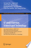 U  and E Service  Science and Technology Book