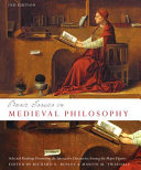 Basic Issues in Medieval Philosophy   Second Edition