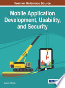 Mobile Application Development  Usability  and Security Book