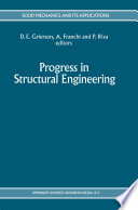 Progress in Structural Engineering Book