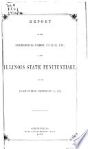 Report of the Commissioners of the Illinois State Penitentiary at Joliet Book PDF