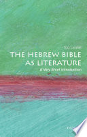 The Hebrew Bible as Literature Book