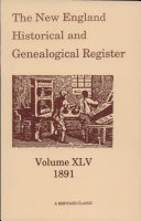 The New England Historical and Genealogical Register,: ...