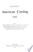 The Annual American Catalog, 1909