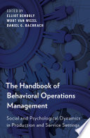 The Handbook of Behavioral Operations Management Book