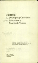 Guides for Developing Curricula for the Education of Practical Nurses
