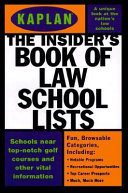 The Insider s Book of Law School Lists