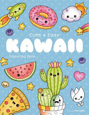 Cute and Easy Kawaii Colouring Book