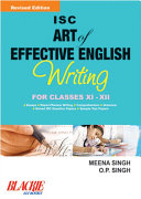 ISC Art Of Effective English Writing Class XI And XII