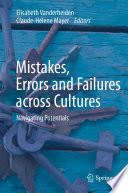 Mistakes, Errors and Failures across Cultures Navigating Potentials /