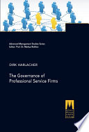 The Governance of Professional Service Firms