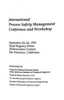 International Process Safety Management Conference and Workshop Book