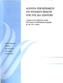 Agenda for Research on Women's Health for the 21st Century: without special title