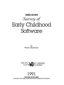 High Scope Survey of Early Childhood Software  1991