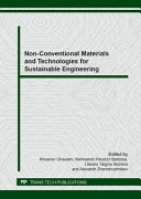 Advances in Non Conventional Materials and Technologies for Sustainable Engineering