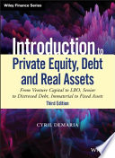 Introduction to Private Equity  Debt and Real Assets Book PDF