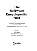 The Software Encyclopedia