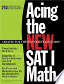 Acing the New SAT I Math Book