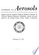 Handbook on Aerosols Book