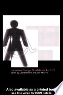 Inclusive Design Guidelines for HCI Book