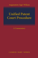 Unified Patent Court Procedure