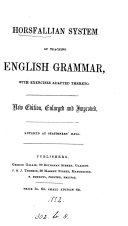 Horsfallian system of teaching English grammar