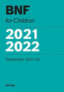 BNF FOR CHILDREN 2021 2022 Book