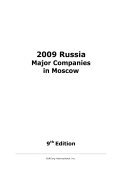 RUSSIA. Major Companies in Moscow City. Volume 1