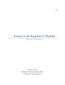Journey to the Kingdom of Thailand