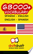 68000  Spanish   English English   Spanish Vocabulary