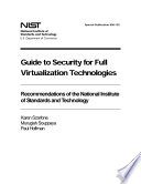 Guide to Security for Full Virtualization Technologies Book