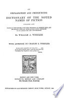 A Dictionary of the Noted Names of Fiction