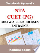 NTA CUET  PG   MBA   Allied Courses Entrance Ebook PDF Book