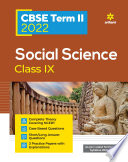 Arihant CBSE Social Science Term 2 Class 9 for 2022 Exam  Cover Theory and MCQs 