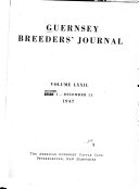 Guernsey Breeders  Journal Book PDF